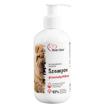 Over Zoo Antiseborrhoeic Shampoo – Sữa tắm kiểm soát nhờn & gàu cho chó 250ml