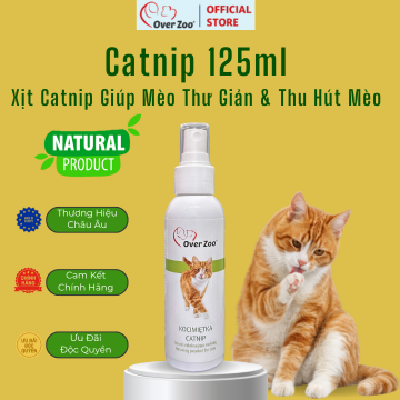 Catnip 125ml - Xịt Catnip Giúp Mèo Thư Giản & Thu Hút Mèo