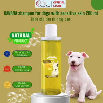 Banna Shampoo For Dogs Sensitive Skin 200ml - Dành Cho Chó Da Nhạy Cảm