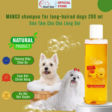 Mango Shampoo For Long Coated Dogs 200ml - Sữa Tắm Cho Chó Lông Vừa & Dài