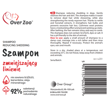 Shampoo against shedding 250ml - Sữa Tắm Ngăn Ngừa Rụng Lông Cho Chó