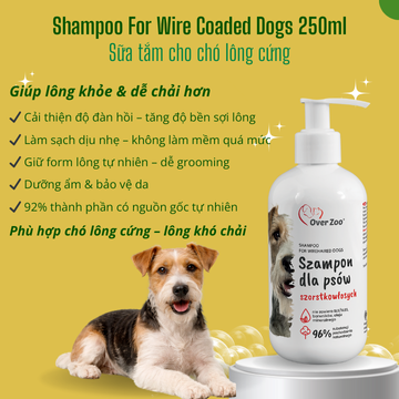 Shampoo For Wire Coaded Dogs 250ml - Sữa Tắm Cho Chó Lông Cứng