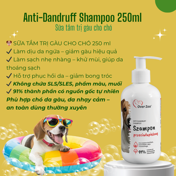 Anti-dandruff Shampoo 250ml - Sữa Tắm Trị Gàu Cho Chó
